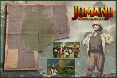 Blank Jumanji Map
Four teenagers are sucked into a magical video game, and the only way they can escape is to work together to finish the game. From the 2017 fantasy film Jumanji: Welcome to the Jungle, this is the blank Jumanji map seen in the film. After arriving in Jumanji, the players received a blank map from Nigel that changed as they leveled up and worked their way through the game.
Keywords: Blank Jumanji Map