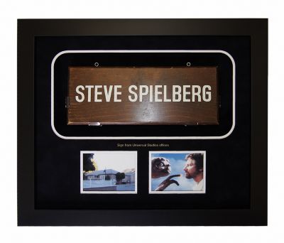 Steven Spielburg's Universal Studios Office Sign
Steven Spielburg; born in Cincinnati, Ohio in 1946 is undoubtedly one of the most influential film personalities in the history of film, Steven Spielberg is perhaps Hollywood's best known director and one of the wealthiest filmmakers in the world. Spielberg has countless big-grossing, critically acclaimed credits to his name, as producer, director and writer. This is Spielberg's wooden office sign when he was located on Universal Studios backlot and was then known as Steve Spielberg.
Keywords: Steven Spielburg's Universal Studios Office Sign