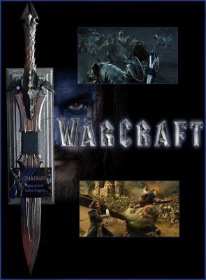 Lotharâ€™s (Travis Fimmel) Sword
As an Orc horde invades the planet Azeroth using a magic portal, a few human heroes and dissenting Orcs must attempt to stop the true evil behind this war. From the 2016 video game adaption Warcraft, this is Anduin Lotharâ€™s (Travis Fimmel) Sword. Lothar; steadfast and charismatic, is military commander of the human forces in the Stormwind Kingdom who has sacrificed everything to keep the king and his people safe. This sword is made of Urethane and used in battle throughout the film.
Keywords: Lotharâ€™s (Travis Fimmel) Sword