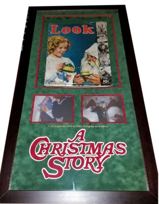 Mrs. Parker's Look Magazine
In the 1940s, a young boy named Ralphie attempts to convince his parents, his teacher, and Santa that a Red Ryder B.B. gun really is the perfect Christmas gift. From the 1983 comedy â€œA Christmas Storyâ€, this is Mrs. Parkerâ€™s Look Magazine used by Ralphie Parker (Peter Billingsley). Ralphie inserts his Red Ryder advertising propaganda into the magazine for his mother's in hopes his mother will see it. The look magazine was a December 21, 1937 edition with a cover featuring Shirley Temple pouring tea for Santa Claus.
Keywords: Mrs. Parker's Look Magazine