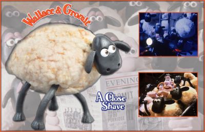 Sheep Puppet
Wallace's whirlwind romance with the owner of the local wool shop puts his head in a spin; Gromit is framed for sheep-rustling in a fiendish criminal plot. From the 1995 Aardman film A Close Shave, this is a unique original screen used animation puppet of a sheep. Made with rubberized legs and a fleecy woolen body over a posable metal armature and can be seen at various points in the film.
Keywords: Sheep Puppet